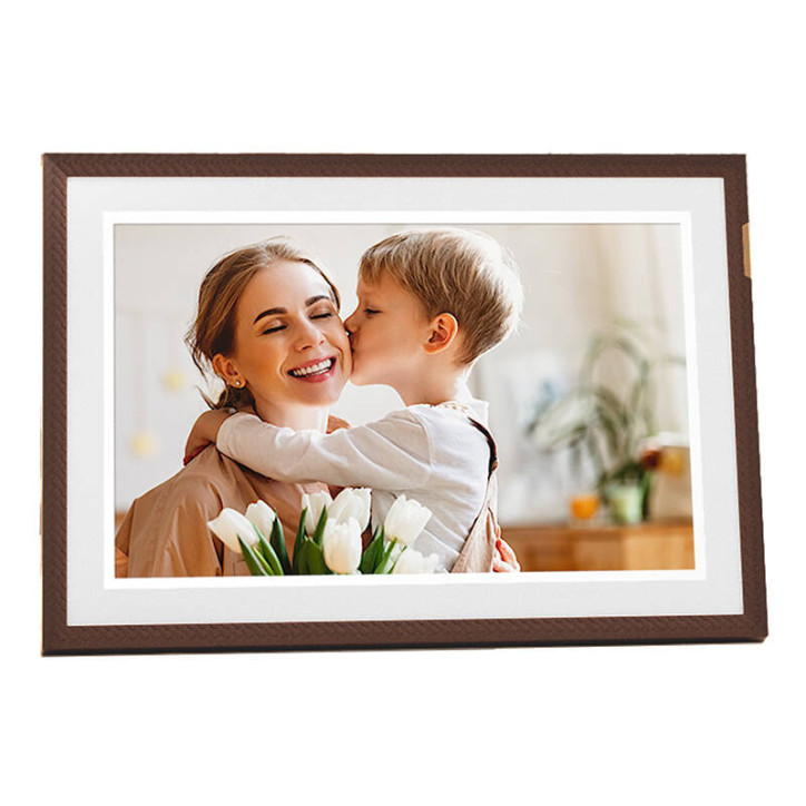 Arzopa D10 10.1" Cornice Digitale Marrone Scuro
