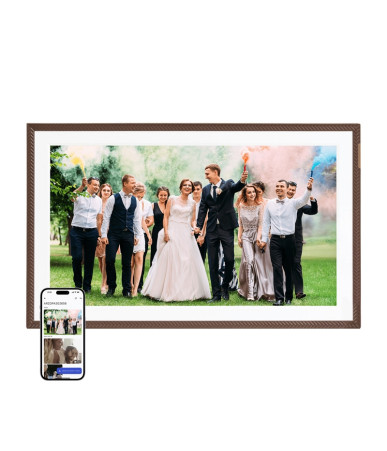 Arzopa D156 15.6" Cornice Digitale Marrone