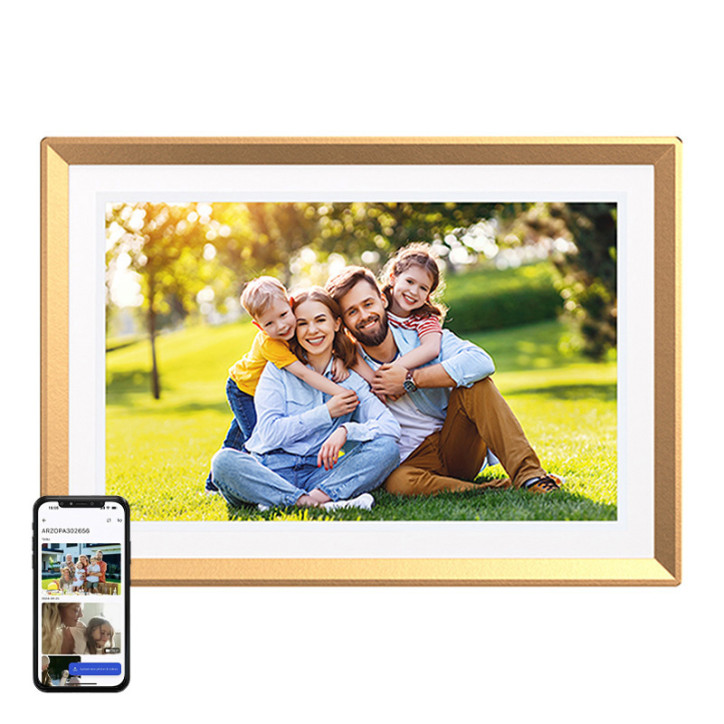 Arzopa D10 10.1" Cornice Digitale Oro 32GB WiFi