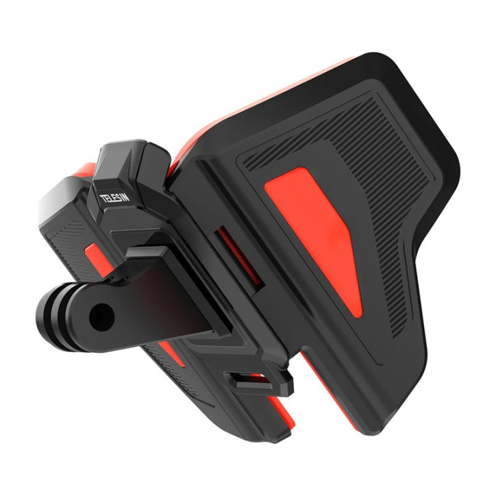 TELESIN Supporto per Casco da Moto per Action Cam GP-HBM-MT2-YH Grigio TELESIN Supporto per Casco da Moto per Action Cam GP-HBM-MT2-YH Grigio