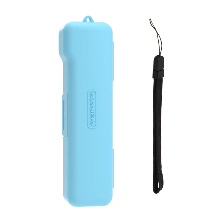 Custodia protettiva Sunnylife con laccetto per Osmo Pocket 3 (Blu)