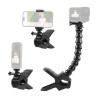 Supporto Flessibile Puluz PU740B con Morsetto per Fotocamere Sportive