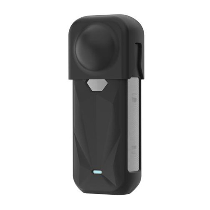 PULUZ Custodia Protettiva in Silicone con Copriobiettivo per Insta360 X5 Nera