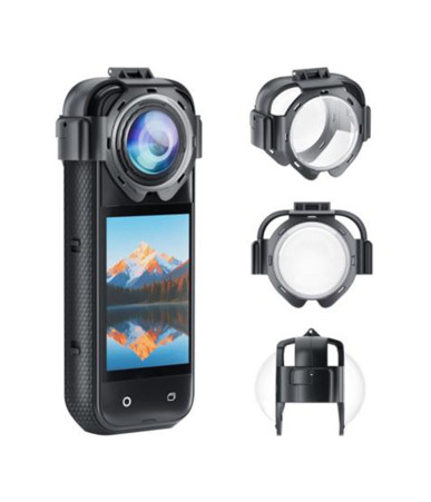 Copri lenti Puluz per Insta360 X5 (snap-on)