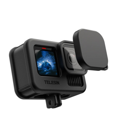 Telesin Custodia in Silicone 2.0 per GoPro Hero 13/12/11 Nero