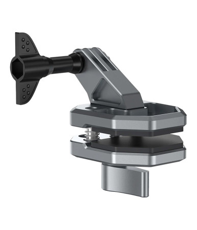 Telesin Supporto a Morsetto per Parabrezza Moto per Action Cam S3-EAK-03