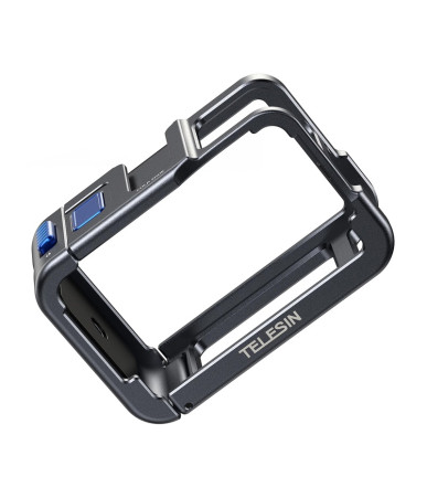 Telesin custodia metallo per DJI Osmo Action 5 (Nero)