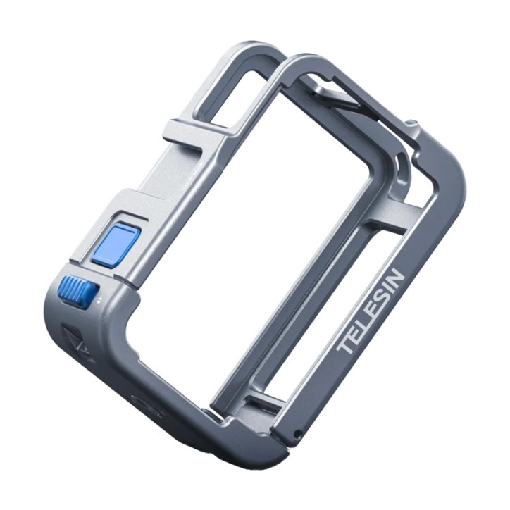 Telesin custodia metallo per DJI Osmo Action 5 (Blu) Telesin custodia metallo per DJI Osmo Action 5 (Blu)