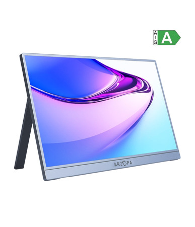 Arzopa A1S 14.0 Monitor Portatile Grigio Argento
