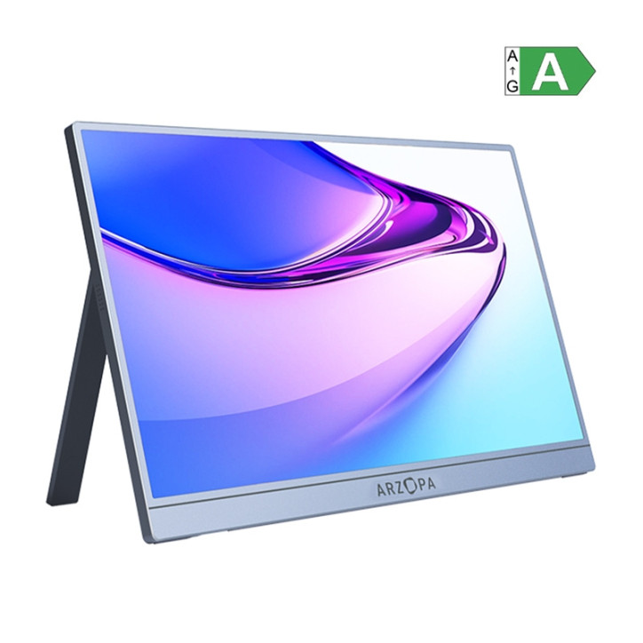 Arzopa A1S 14.0 Monitor Portatile Grigio Argento