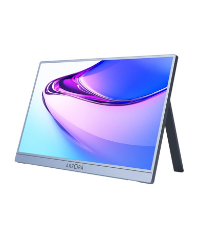 Arzopa A1S 14.0 Monitor Portatile Grigio Argento