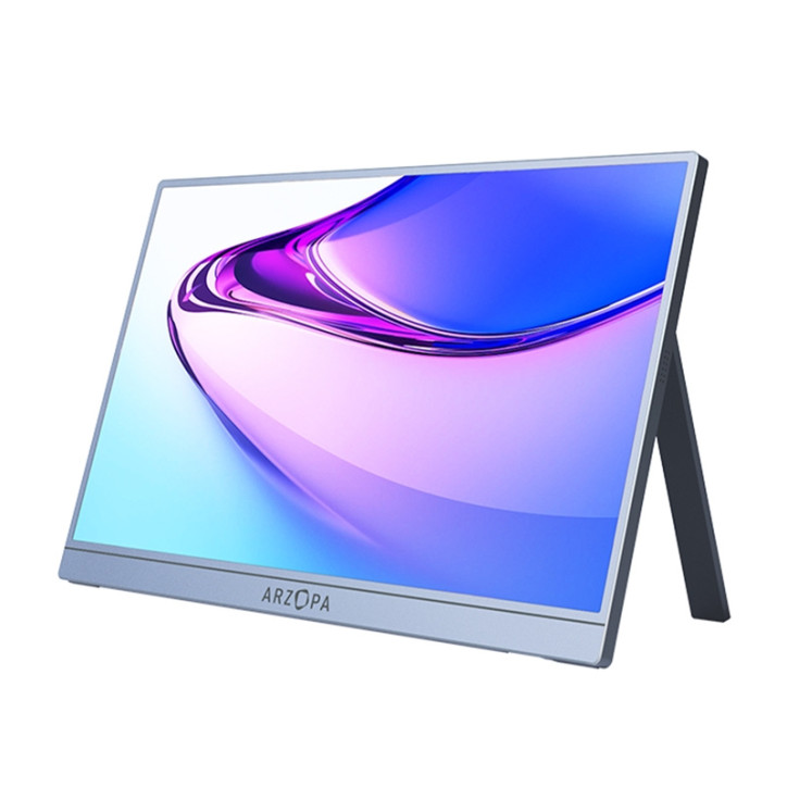 Arzopa A1S 14.0 Monitor Portatile Grigio Argento