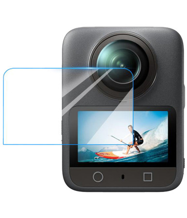 Puluz Pellicola Protettiva in Vetro Temperato per DJI Osmo 360 (Trasparente)