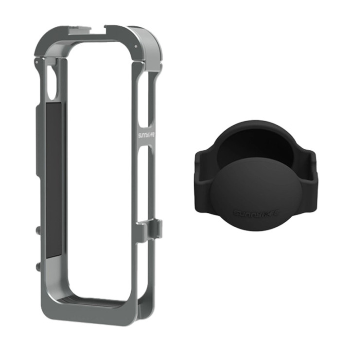 Sunnylife cornice magnetica in metallo con cover lente in silicone per Insta360 X5