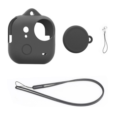 Custodia in Silicone PULUZ con Copriobiettivo per Insta360 GO Ultra
