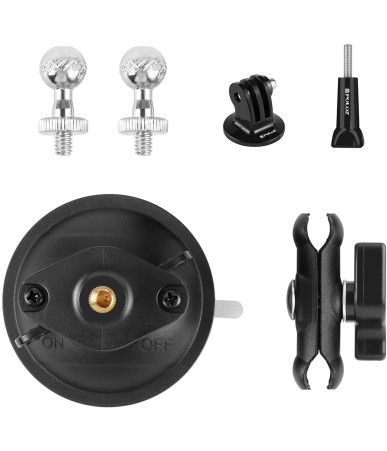 PULUZ Magic Arm con Ventosa per Treppiede (Nero)
