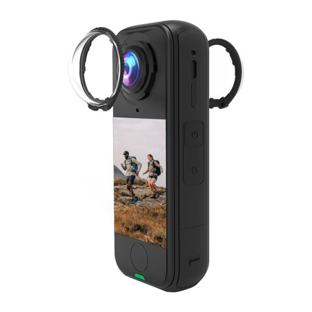 Puluz Protezione Lenti in Vetro Temperato per Insta360 X4 Air