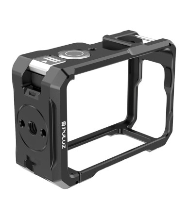 Custodia Protettiva in Metallo Puluz con Attacco Slitta a Freddo per DJI Osmo Action 6
