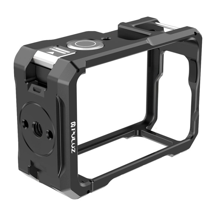 Custodia Protettiva in Metallo Puluz con Attacco Slitta a Freddo per DJI Osmo Action 6
