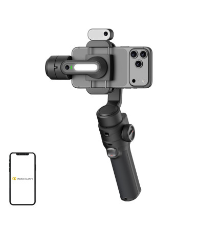 AOCHUAN S3 Gimbal con Sensore AI Nero