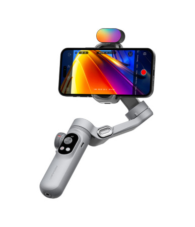 AOCHUAN X Pro Gimbal con Illuminazione RGB (Grigio)