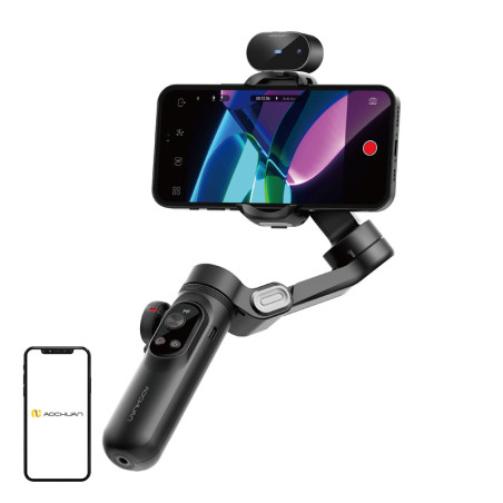AOCHUAN X Pro Gimbal con Sensore AI (Nero)