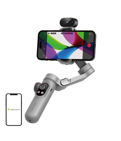AOCHUAN X Pro Gimbal con Sensori AI (Grigio)