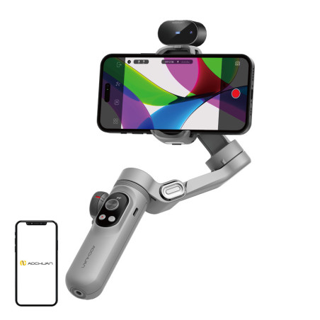AOCHUAN X Pro Gimbal con Sensori AI (Grigio)