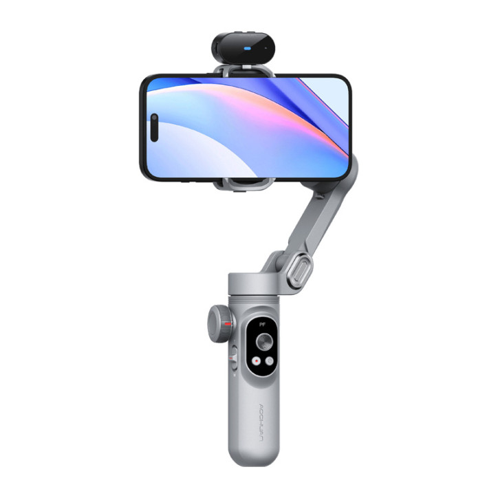 AOCHUAN X Pro Gimbal con Sensori AI (Grigio)