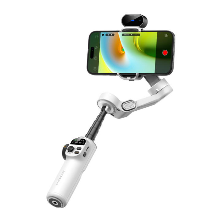 AOCHUAN X2 Gimbal con Sensore AI (Bianco)