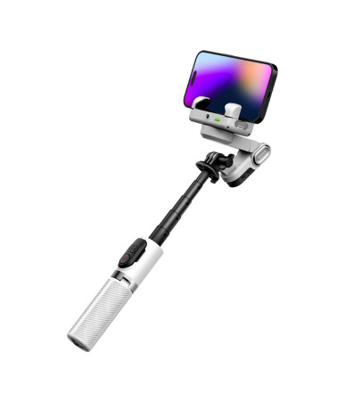 AOCHUAN M1 Pro Gimbal con Illuminazione RGB (Bianco)