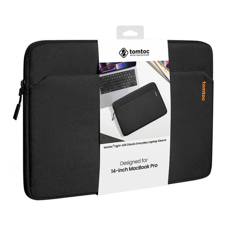 Custodia per Laptop 14'' Tomtoc Light-A18 (Nero)
