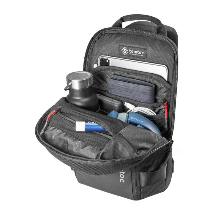 tomtoc Navigator-T24 Sling Bag 7L 14 pollici Nero