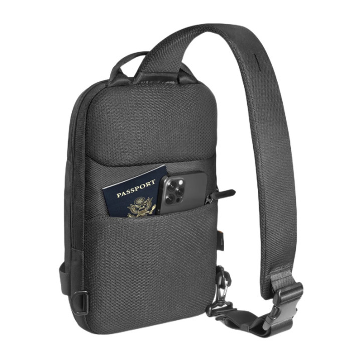 Borsa a Tracolla Tomtoc Navigator-T24 7L / 14'' (Nero)