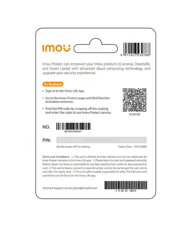 IMOU Protect Plus Gift Card (Piano Annuale)