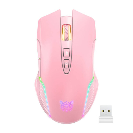 ONIKUMA CW905 2.4G Wireless Gaming Mouse Rosa