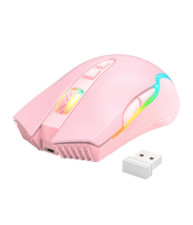 ONIKUMA CW905 Pink 2.4G Wireless Gaming Mouse