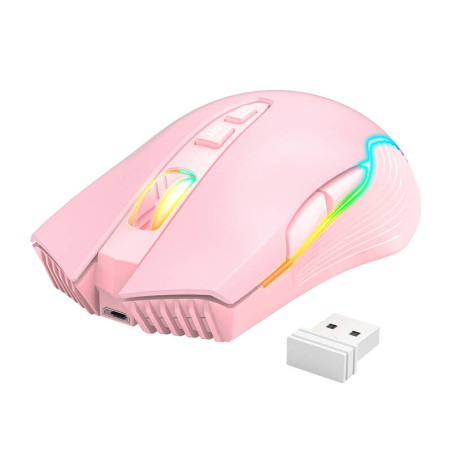 ONIKUMA CW905 2.4G Wireless Gaming Mouse Rosa