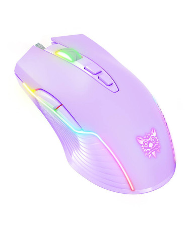 ONIKUMA CW905 Mouse Gaming Cablato RGB Viola