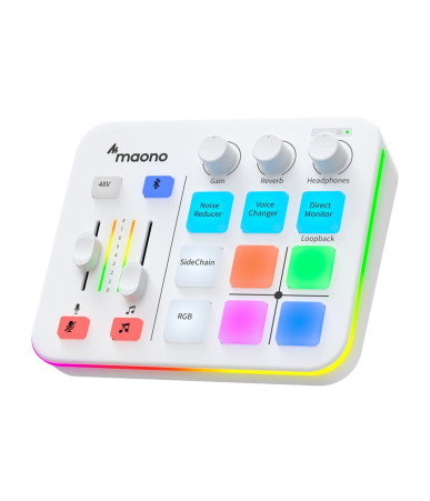 Maono G1 Neo Scheda Audio Bianca