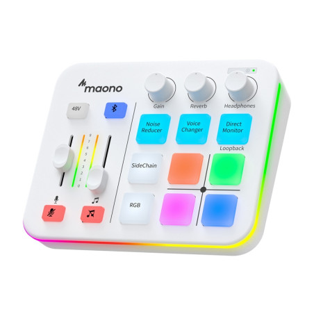 Maono G1 Neo Scheda Audio Bianca