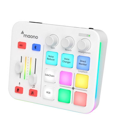 Maono G1 Neo Scheda Audio Bianca