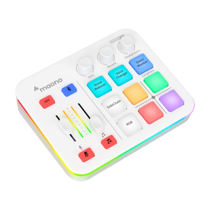 Maono G1 Neo Scheda Audio Bianca Maono G1 Neo Scheda Audio Bianca