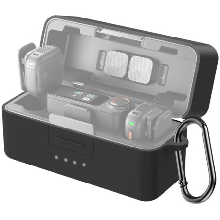 PULUZ Custodia Protettiva in Silicone per DJI Mic 3 (Nero)