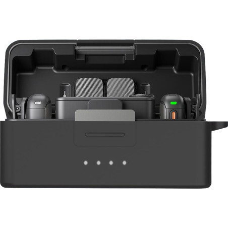 PULUZ Silicone Charging Case Protective Cover for DJI Mic 3 (Black)