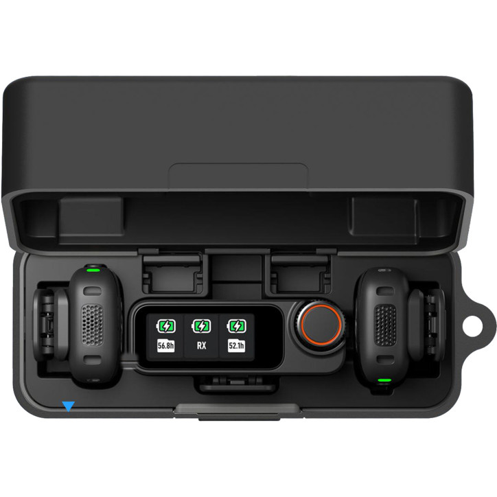 PULUZ Silicone Charging Case Protective Cover for DJI Mic 3 (Black)