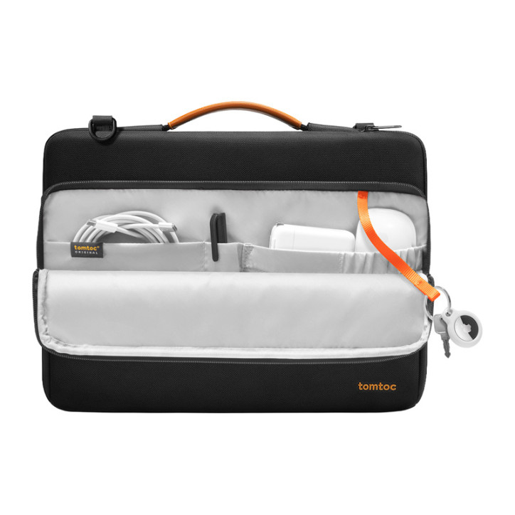 Tomtoc Defender-A40 Borsa a Spalla per Laptop 16" Nero