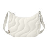 TOMTOC Terra-T34 Puffy 11" 9L Snowberg Borsa a Spalla Bianca