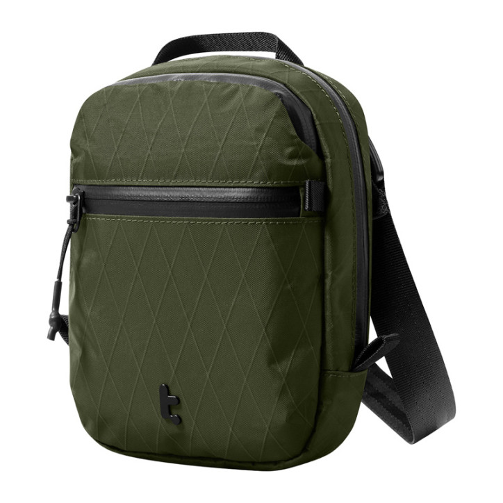 TOMTOC Aviator-T37 Borsa da Viaggio a Tracolla X-Pac 1.3L Verde