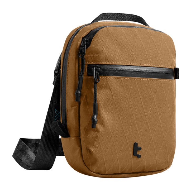 TOMTOC Aviator-T37 Borsa da Viaggio a Tracolla X-Pac 1.3L Marrone